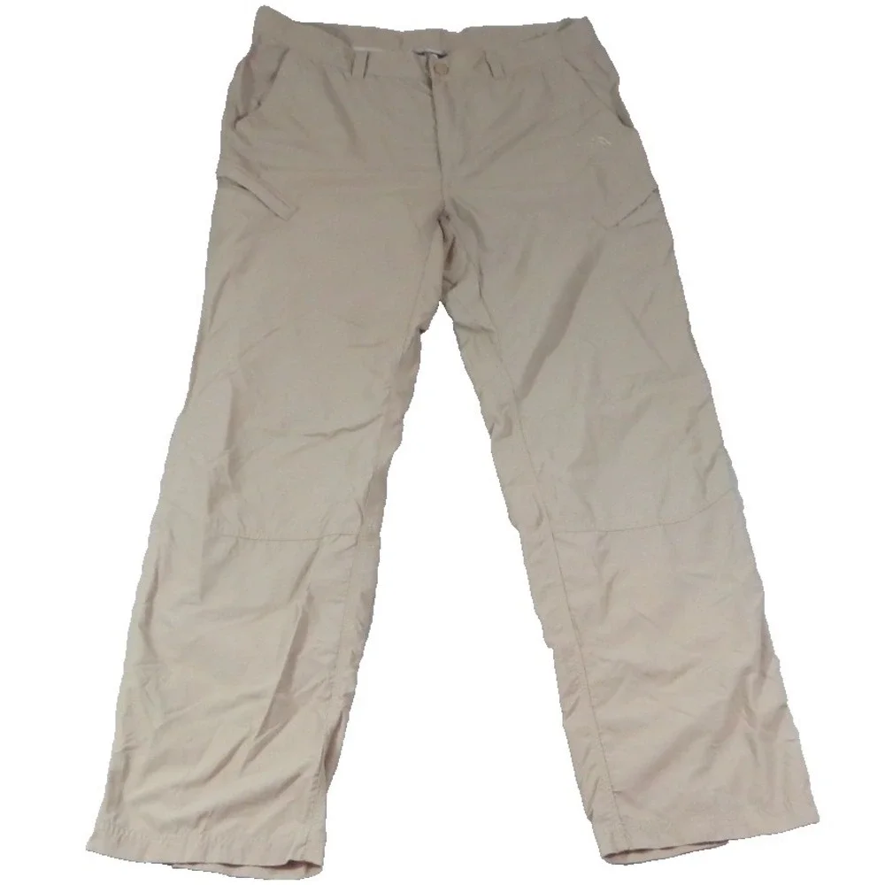 The North Face Cargo Pants Mens 36 Tan Nylon Climb Trail Hiking Outdoor Utility